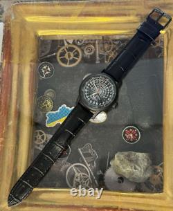 Watch Raketa 24h Automatic Wrist Men Soviet USSR Polar Day Russian Black Vintage