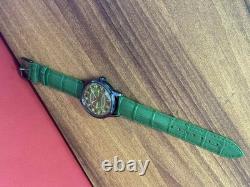 Watch Raketa 24h Automatic Wrist Polar Green Dial Mens Russian Soviet USSR Rare