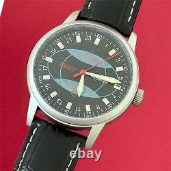 Watch Raketa 24h Mechanical Wrist Men's Russian Vintage Soviet USSR Polar Day