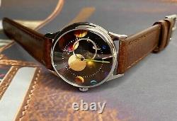 Watch Raketa Moon & Sun Soviet Mechanical USSR Russian Planets Copernic Vintage