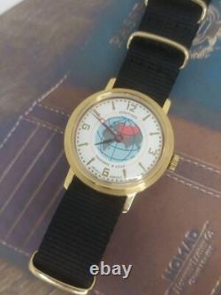 Watch Raketa Sputnik Mechanical Kirova Soviet USSR Russian Men Military RARE