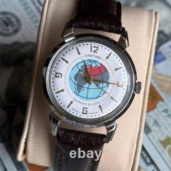 Watch Raketa Sputnik Mechanical Kirovskie Vintage Soviet USSR Russian Men's RARE