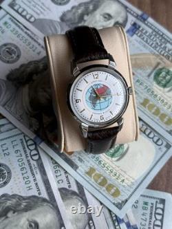 Watch Raketa Sputnik Mechanical Kirovskie Vintage Soviet USSR Russian Men's RARE