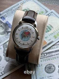 Watch Raketa Sputnik Mechanical Kirovskie Vintage Soviet USSR Russian Men's RARE