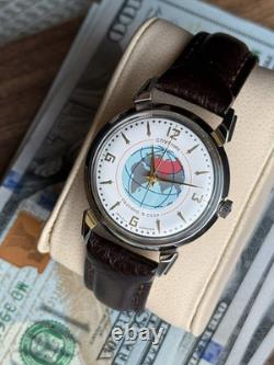 Watch Raketa Sputnik Mechanical Kirovskie Vintage Soviet USSR Russian Men's RARE
