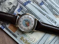 Watch Raketa Sputnik Mechanical Kirovskie Vintage Soviet USSR Russian Men's RARE