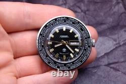 Watch Raketa World time Zones rotary bezel Name cities russian soviet ussr box 4