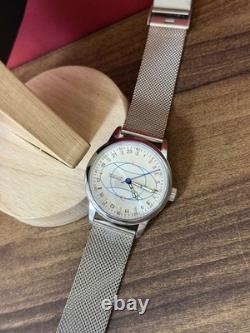 Watch Rakets 24h Mechanical Wrist Polar Mens Russian Soviet USSR Strap Vintage
