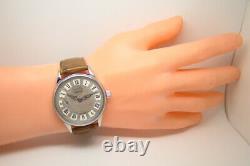 Watch Rome Style Art Deco Russian Soviet Ussr Excellent Condition Open Back