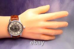 Watch Rome Style Art Deco Russian Soviet Ussr Luxury Excellent Open Back 1