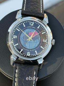 Watch Sputnik Mechanical Kirova Raketa Vintage Soviet USSR Russian Men's Wrist