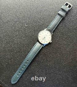 Watch Start Mechanical Wrist Classic Mens Russian Leather Soviet USSR Strap Rare