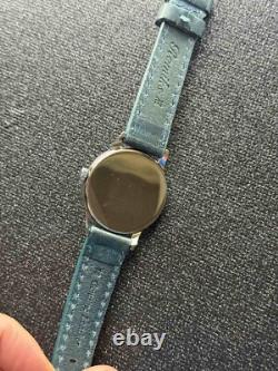 Watch Start Mechanical Wrist Classic Mens Russian Leather Soviet USSR Strap Rare