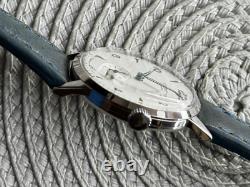 Watch Start Mechanical Wrist Classic Mens Russian Leather Soviet USSR Strap Rare