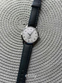Watch Start Mechanical Wrist Classic Mens Russian Leather Soviet USSR Strap Rare
