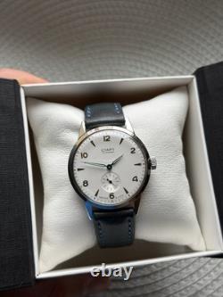 Watch Start Mechanical Wrist Classic Mens Russian Leather Soviet USSR Strap Rare