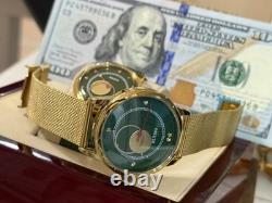 Watches Mechanical Copernic Soviet USSR Russian Raketa Men Moon Sun Golden Pair