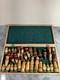 Wooden Chess Set Soviet Ussr Russian Complete Set Hand Carved Painted Ethnic Art