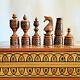 Wooden Vintage Hand Carved Soviet Chess Set Ussr Russian Antique Chess