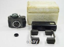 Working Ajax F-21 Vintage USSR Russian Military KGB Spy Film 21mm Mini Camera #4