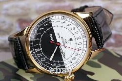 Wrist watch Raketa 24 Hours Sputnik, Soviet watch, Rare watch, Russian watch