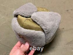Wwii Soviet Russian M1935 Winter Ushanka Hat & Star-size 2xlarge, 61