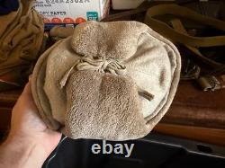 Wwii Soviet Russian M1935 Winter Ushanka Hat & Star-size Medium 3, 58-59