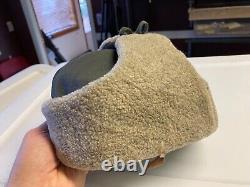 Wwii Soviet Russian M1935 Winter Ushanka Hat & Star-size Medium 3, 58-59