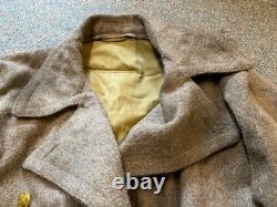 Wwii Soviet Russian M1941 Winter Wool Officer Overcoat Greatcoat-size 3 (42-44r)