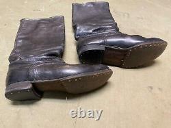 Wwii Soviet Russian Officer Combat Jackboots Boots-size 12