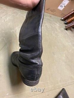 Wwii Soviet Russian Officer Combat Jackboots Boots-size 12