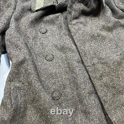 Wwii Soviet Russian Winter Wool Overcoat Greatcoat