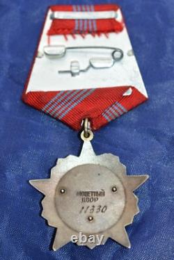 100 % Original Soviétique URSS Ordre de la Révolution d'Octobre Bas N11330