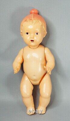 1950s Vintage Urss Russie Soviet Ohk Celluloïde Poupée Baby Girl Toy 12 Jointed