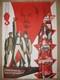 1969 Affiche Authentique Russe Sovi&eacute;tique Urss ? Nous Construisons Le Communisme ? Espace L&eacute;nine