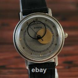 1980 Raketa Copernicus Kopernik Vintage Urss Russie Soviet Montre Soleil Lune