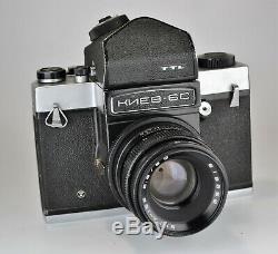 1981 Russe Urss Kiev-6s (kiev-6c) Ttl Medium Format Camera + Vega-12b Lentille (4)