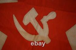 1988 Urss Drapeau De Navire Union Soviétique Russe Star Original Sickle & Hammer Communiste