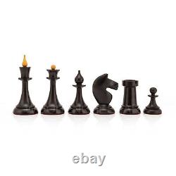 4 Russie Urss 1950 Soviétique Letton Reproduit Pièces D'échecs
