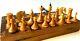 60 S Chess Set Ussr Soviet Vintage Antique En Bois Élégant Russe