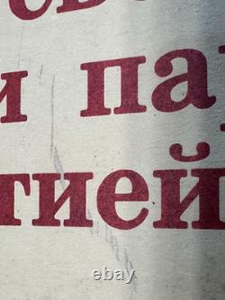 Affiche de l'ensemble de folio soviétique russe de 1987, propagande communiste rouge du CPSU, Lénine