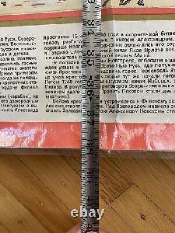 Affiche de propagande SOVIÉTIQUE RUSSE URSS vintage 1990 alexander