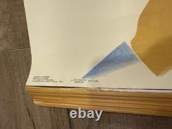 Affiche originale soviétique russe URSS agitation propagande socialisme industrie 1986