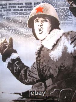 Affiche soviétique russe 1982 Très rare, 100% originale