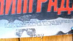 Affiche soviétique russe 1982 Très rare, 100% originale