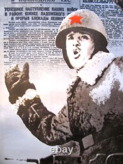 Affiche soviétique russe 1982 Très rare, 100% originale