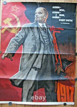 Affiche soviétique russe vintage, 1968 très rare, 100 % originale