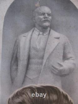 Affiche soviétique russe vintage, années 1950, très rare, 100 % originale