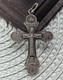 Amulette Rare Ancienne En Argent 875 Crois Jesus Religion Chrétienne Russe Soviétique