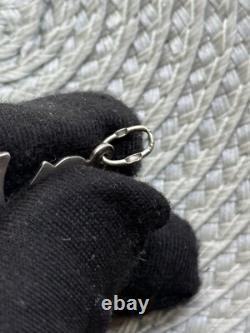 Amulette RARE Ancienne en Argent 875 Crois Jesus Religion Chrétienne Russe Soviétique